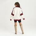 thumbnail image 2 of Women's Gameday Couture White Kansas City Chiefs Oversized Vivid Motion Sweatshirt, 2 of 4