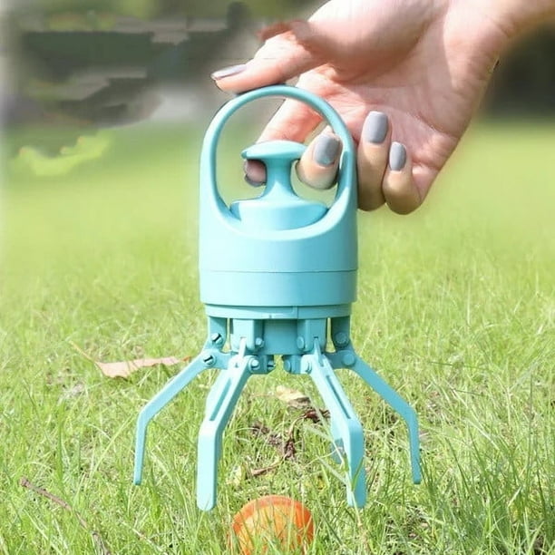 Fiudx Limpiador Portátil de Excrementos para Perros, Diseño de Garras para Facilitar La Recogida de Desechos, Dispensador de Bolsas para Excrementos Integrado, Uso En Exteriores, Paseos y Senderismo,