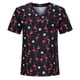 thumbnail image 1 of Ropa de lavado con estampado de dibujos animados, ropa de mano con cepillo, ropa de enfermera, camiseta de manga corta con cuello en V para mujer, ropa quirúrgica, ropa de trabajo para hombres, 1 of 5