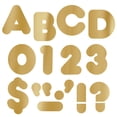 thumbnail image 1 of Gold Metallic 4" Casual Uc Ready Letters®, 1 of 3