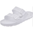 thumbnail image 1 of Sandales Légères Confortables pour Femmes Eva Réglable Double Boucle Sandales Plates Chaussures pour Femmes Filles, 1 of 5