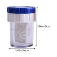 thumbnail image 2 of Ovzne Eyeglass Cleaner Washer - Portable Cleaning Case Box Container For Lens Soaking, Safe Plastic Material With Soft Lining, Easy-To-Use Design For All Lens Types Travel-Friendly, 2 of 3