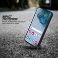thumbnail image 3 of WIRESTER Shockproof Soft Rubber Cover Case for Samsung Galaxy S20+ Plus 6.7" 2020, Purple Nebula Galaxy, 3 of 5