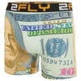 thumbnail image 3 of 2FLY Men's Boxer Briefs 4-Pack Ultra Soft , Active Stretch Underwear- Medium, Money and Graffiti Print, 3 of 7