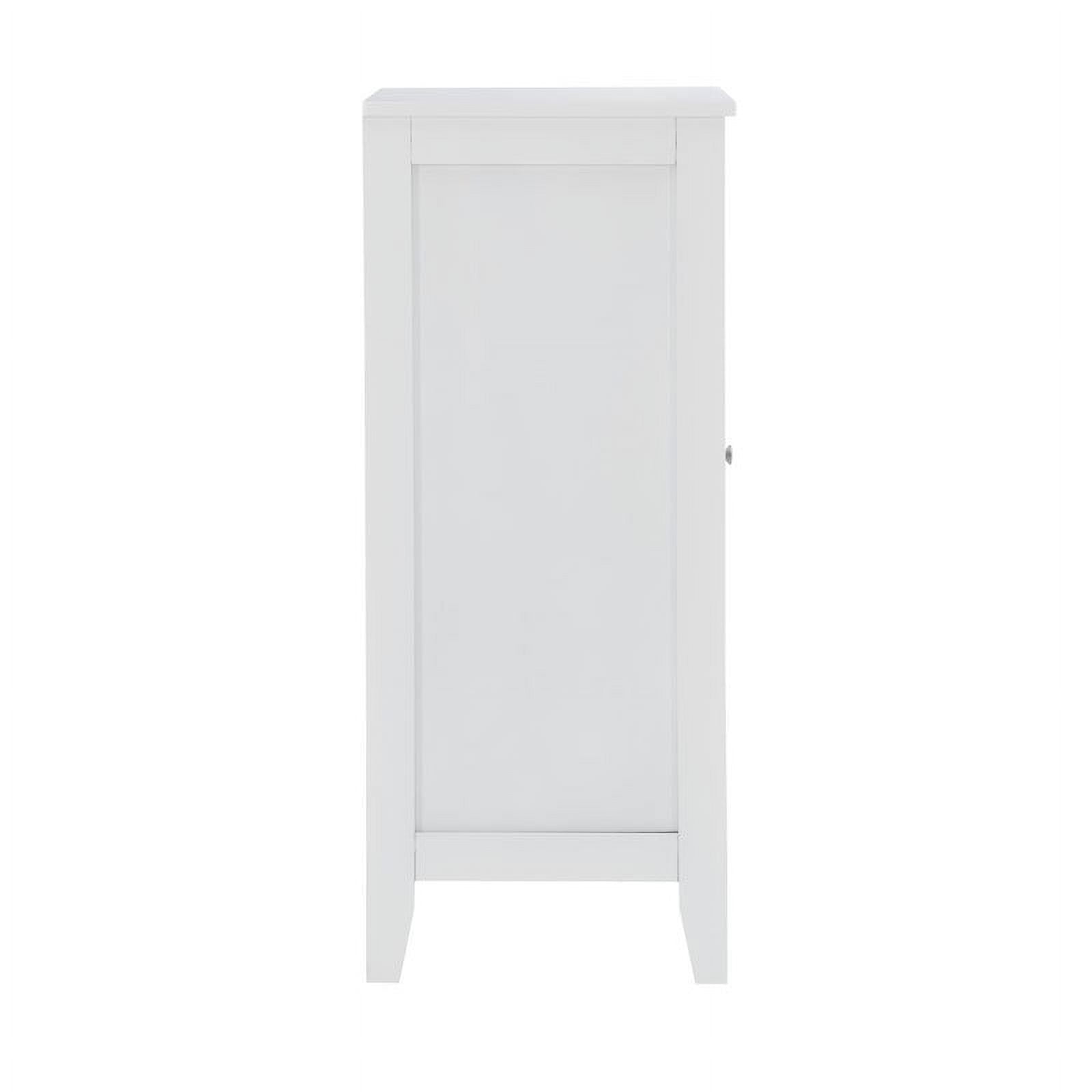 Linon Home Versatile Fetti Small Accent Cabinet with Glass