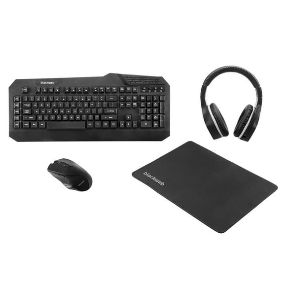 blackweb LED Back Light Illumination Gaming Starter Set (Black)