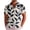 #275-Khaki, variant on Men's Pineapple Tropical Flower Print Hawaiian Shirt Short Sleeve Button Down Summer Beach Shirt Army Green S Gifts for Father