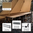 thumbnail image 3 of Cuna de camping ONETIGRIS SUPRATIROS XXL 220 x 80 cm de altura Adj., 3 of 9