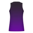 thumbnail image 3 of Cmfcve Men's Plus Size Tank Top Gradient Colors Round Neck Sleeveless Tees Summer Breathable Gym Tank Top, 3 of 4