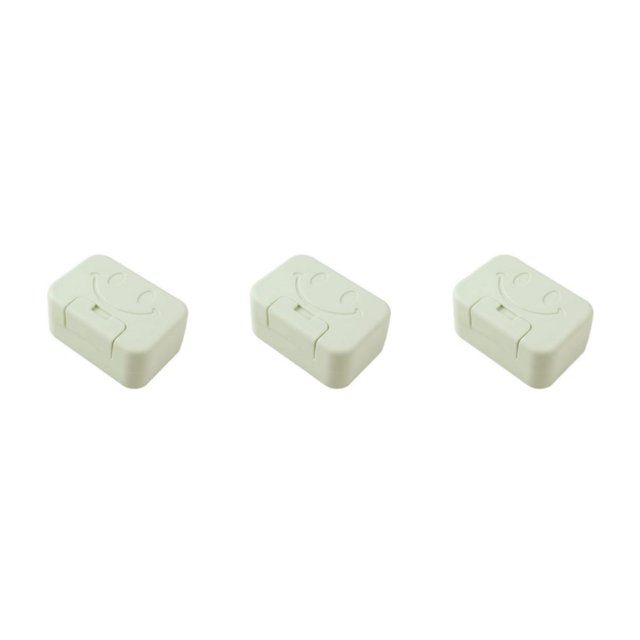 Bewildely Caja de jabón de viaje a prueba de agua, soporte para baño, con tapa a prueba de fugas, bloqueable, plástico encantador Type1 NO1