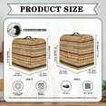 thumbnail image 6 of ZIATUBLES Stand Mixer Dust Cover Multi-Functional Kitchen Mixer Cover with Top Handle and Front Pockets for Extra Accessories Tribal Patchwork Khaki Pattern Waterproof Kitchen Mixer Accessories, 6 of 7