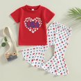 thumbnail image 5 of BOOMNY Girls 2 Peice Outfit Sets Graphic Long Sleeve Tops Pants Sets for Kids Comfy Clothing Set, 5 of 8