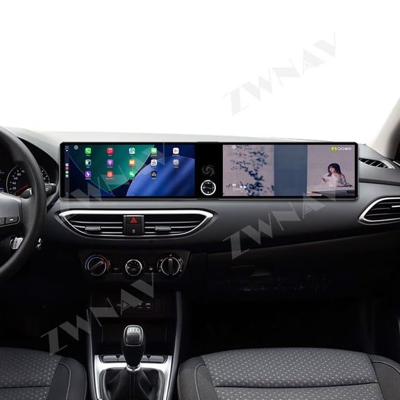 ZWNAV Dual 12.3 inch for Hyundai Elantra 2017-2020 GPS Navigation Android 13 Car Radio CarPlay Multimedia Player Head Stereo Unit HD Screen