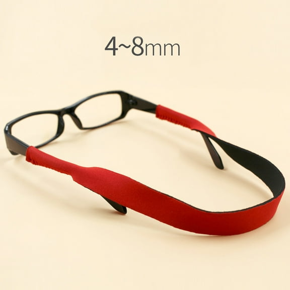 Alasum Eyewear Retainer Strap 1Pcs Red Neoprene Keeps Glasses Secure During Activities