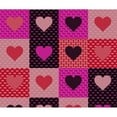 thumbnail image 2 of CafePress - Hearts Quilt Throw Blanket - Soft Fleece Throw Blanket, 50"x60" for All Ages, 2 of 2