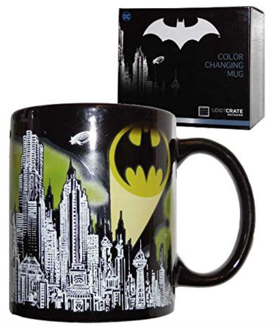 Batman Skyline Color Changing Mug Loot Crate Exclusive