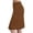 Brown, variant on Half Slips for Women Elastic Waist Underskirt Dress Extender Lace Trim Knee Length Midi Skirt