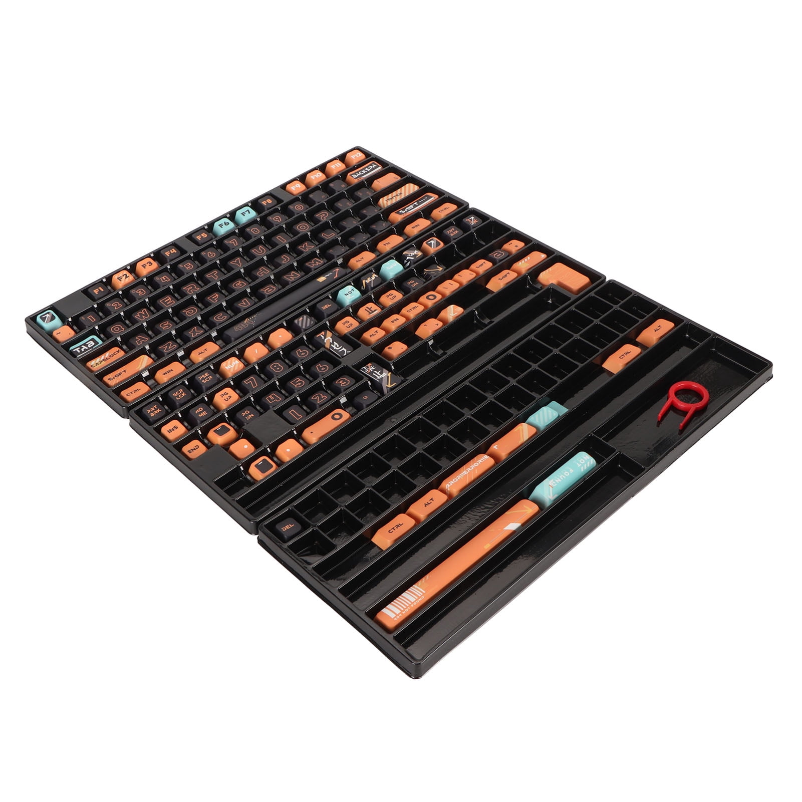 DIY Keycaps Set, 141 Keys Keycaps Set Decorative Fadeless XDA Height Ergonomic Professional  for 104 Mechanical Keyboard for 87 Mechanical Keyboard