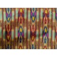 thumbnail image 4 of oneOone Coton Tissu Cambier Rayé Tissu Imprimé Ikat BTY 56 Pouces de Large, 4 of 4