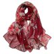 thumbnail image 1 of Bufandas para mujer Bufandas ligeras de moda Estampado de flores Bufanda Chal Wraps, A04 Feliz Sencillez, 1 of 3