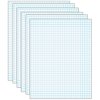 Graph Paper, Single Sided, 8.5" x 11", Blue, 50 Sheets Per Pack, 6 Packs