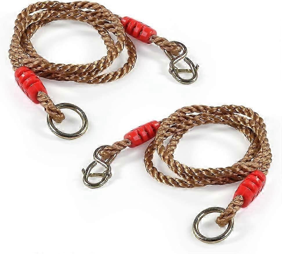 2 Pair of Swing Ropes Adjustable Straps 1.8M Tree Hanging Max Load ...