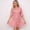 c01Pink, variant on Women Sequin Dress Sparkly Glitter Mini Dress Pleated Night Out Party Disco Casual Tunic Cute Short Dresses Pink XXL
