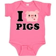 thumbnail image 3 of Inktastic I Love Pigs Boys or Girls Baby Bodysuit, 3 of 5