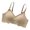 Khaki, variant on asjyhkr Bras for Women Smoothing Stretchy Padded Bralette Thin Strap Seamless Classic V-Neck Push up Wireless Everyday Bras(X-Large,Khaki)