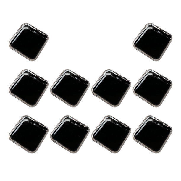 10 cajas de almacenamiento para uñas Yinane organizadores grandes portátil negro L