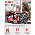 thumbnail image 5 of ReadyWise Breakfast Bucket with 120 Servings Emergency Food Supply, 25-Year Shelf Life, Ideal for Survival & Camping, 5 of 7
