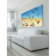 thumbnail image 5 of "Fun at the Beach" Painting Print on Wrapped Canvas, 5 of 5