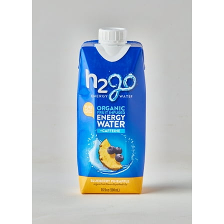 Blueberry Lemonade h2go Energy Water, 16oz (Pack of 3)