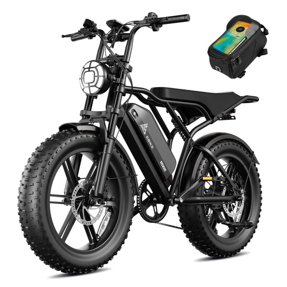 TST Electric Bike for Adults, 48V/15AH Battery, 20"x4" Fat Tire, 750W Motor E Mountain Biker, SGS Certified