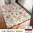 thumbnail image 3 of Pioneer Flower Floral Print Pattern Door Rugs,Washable Non Slip Door Mats Indoor,Decorative Door Mats,Entry Mat Indoor for Entrance,Bedroom,Kitchen,Bathroom,20"x32", 3 of 6