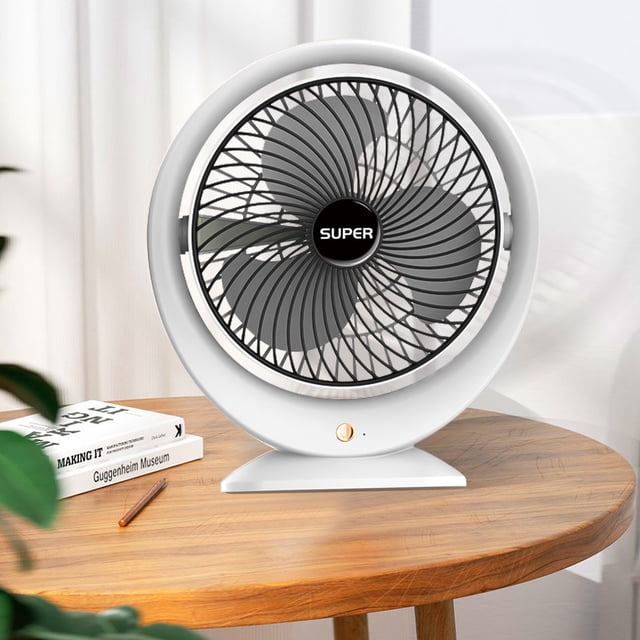 Mini Ventilador De Escritorio Ventilador de refrigeración por aire USB 180 Rotación 1200mAh Ventilador portátil 5V 4.5W para interiores y exteriores