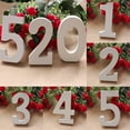 thumbnail image 3 of Cheers 0-9 White Wooden Numbers Wedding Party Ornaments Hotel Home Decor Photo Props, 3 of 7