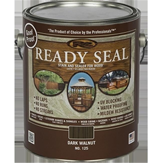 Ready Seal 816078001258 125 1g Stain & Sealer for Wood Dark Walnut