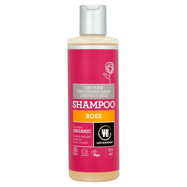 Urtekram Organic Rose Shampoo Dry Hair 250ml - European Version NOT North American Variety - Imported from United Kingdom by Sentogo - SOLD AS A PACK - Walmart.com