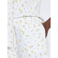 thumbnail image 4 of Joyspun Women’s Pointelle Knit Notch Top and Shorts Pajama Set, 2-Piece, Sizes XS-3X, 4 of 5