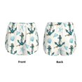 thumbnail image 3 of Daiia Anchors And Shells Pattern Women's 2 in 1 Running Shorts - Lightweight Athletic Workout Gym Yoga Shorts Liner with Phone Pockets-X-Large, 3 of 7