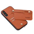thumbnail image 4 of Carbon Fiber Texture PU+TPU Cover For Sony Xperia 1 V RFID Blocking Card Holder Kickstand Phone Case, 4 of 4