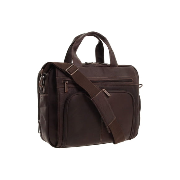 Portafolio Kenneth Cole REACTION de cuero con RFID para laptop de 15.6"