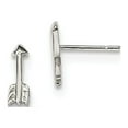 thumbnail image 2 of 925 Sterling Silver Polished Arrow Post Earrings, 2 of 3