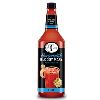Mr & Mrs T Horseradish Bloody Mary Mix, 1 L Bottle, 1 Count (Pack