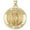 Yellow, variant on PicturesOnGold.com Saint Peregrine - Oval - 2/3 X 3/4 Inch Size of Nickel, Sterling Silver