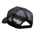 thumbnail image 3 of Country Music Embroidered Solid Cotton Twill Mesh Prostyle Cap - Black OSFM, 3 of 5
