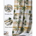 thumbnail image 3 of Tropical Plants Blackout Curtains for Bedroom Living Room Darkening Curtains 54 Inch Long Summer Watercolors Palm Trees Retro Short Curtain for Small Window Treatment Grommet Drapes 52"x54"x2, 3 of 9