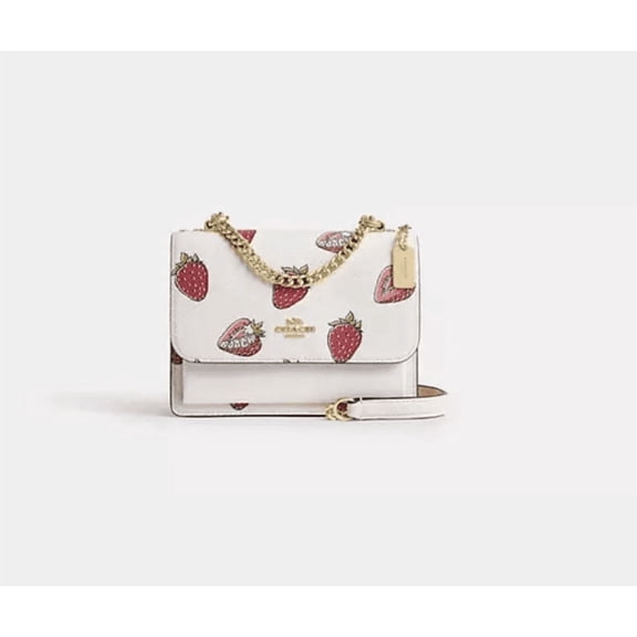 Coach Mini Klare Crossbody Bag With Strawberry Print