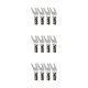 thumbnail image 5 of Toystoory 4X Clip de Cable conector de Cable conector Banana plata mano de obra fina transmisión accesorios industriales suministros de altavoz Type1 NO1, 5 of 6